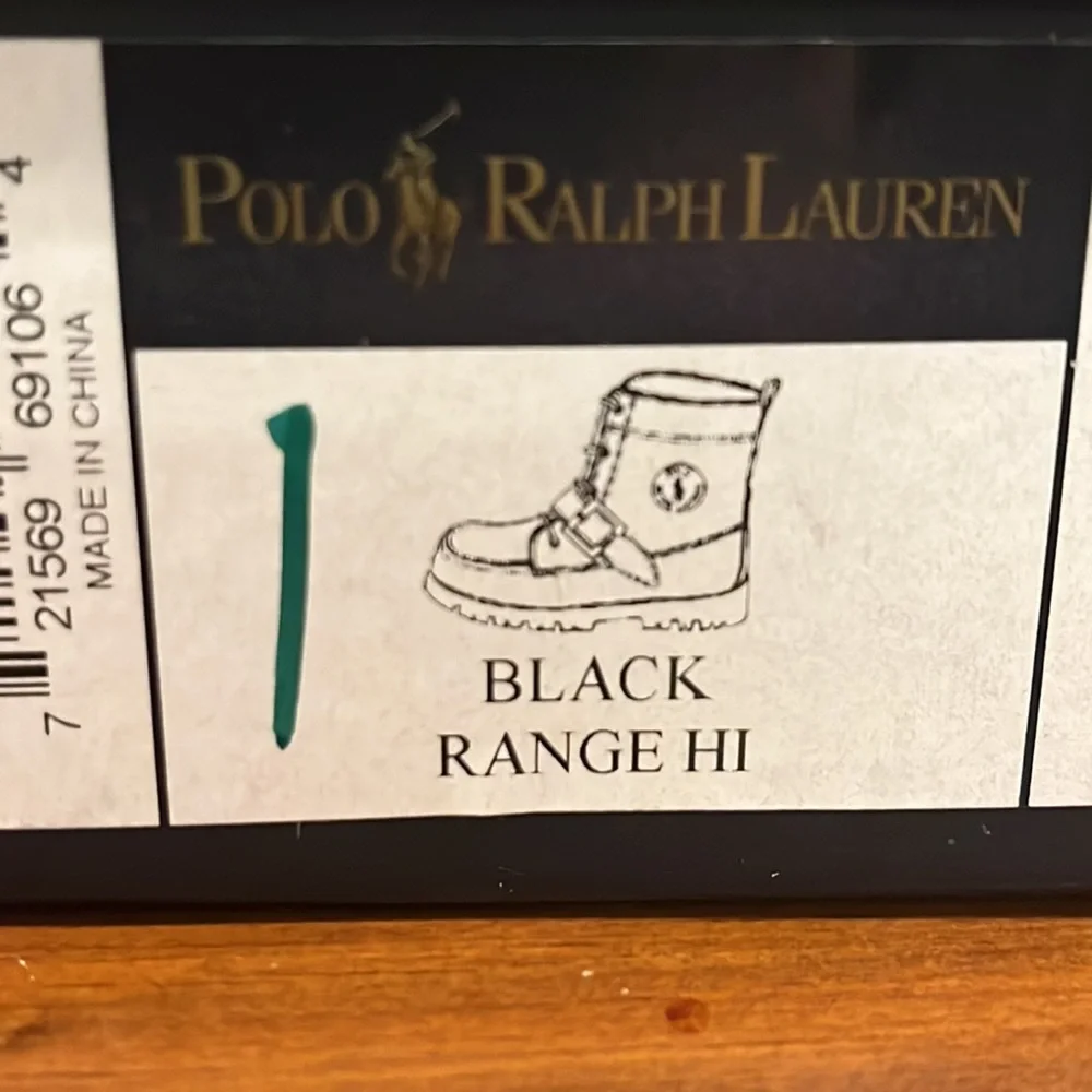Polo Ralph Lauren Ranger boots Baby Boys Girls new sportsman Toddlers Size 5